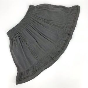 Only Khaki Khloe Plissé Lined Short Circle Skirt, EU 36/US 4